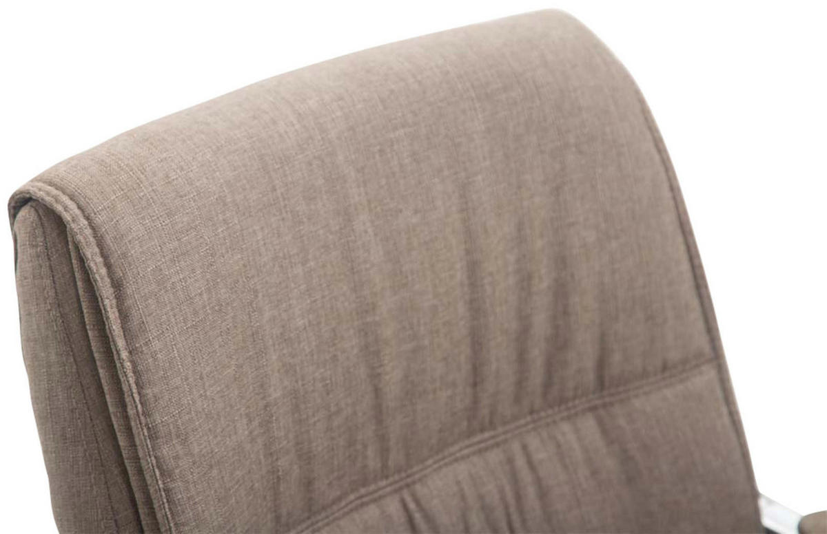 SCHWINGSTUHL 2er Set Stoff taupe - Taupe, Textil/Metall (58/102/65cm) - CLP