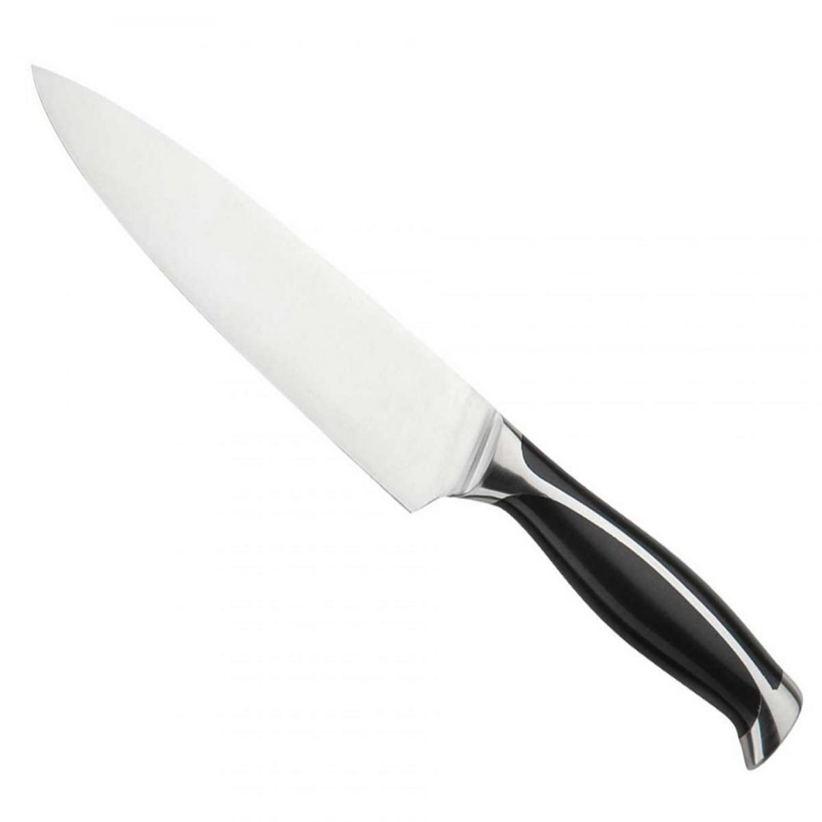 KOCHMESSER Silber 34/5/34 cm KH3430 - Silberfarben, Metall (34cm) - Kinghoff 