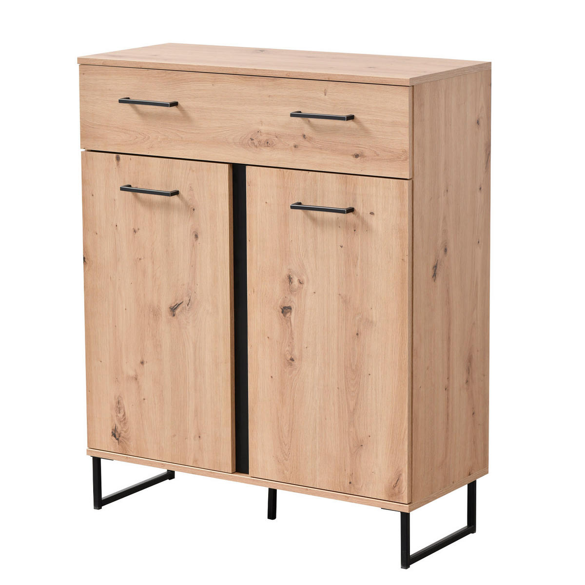 GARDEROBE 5-teilig in 70,5/1094,5/35 cm - Braun, Holz (240/195/35cm) - Homestyle4u
