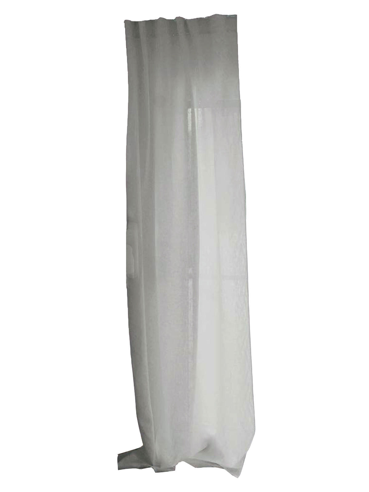 SCHLAUFENVORHANG reines Leinen mit verdeckten Schlaufen stein-grau 135/245 cm - Grau, Naturmaterialien (135/255cm) - beties Heimtextil