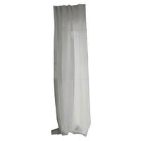 SCHLAUFENVORHANG reines Leinen mit verdeckten Schlaufen stein-grau 135/245 cm - Grau, Naturmaterialien (135/255cm) - beties Heimtextil