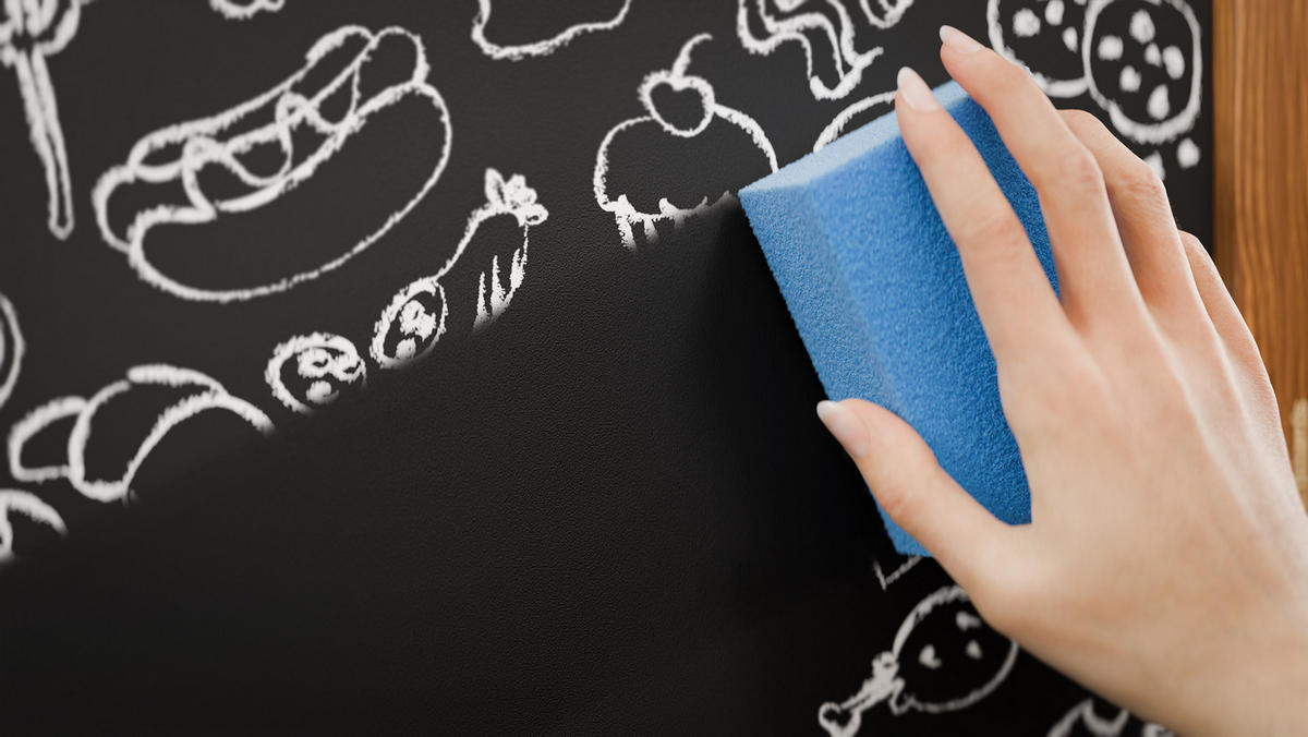 KREIDETAFEL mit Holzrahmen 100x80cm - Braun, Holz (100/80/2cm) - ALLboards