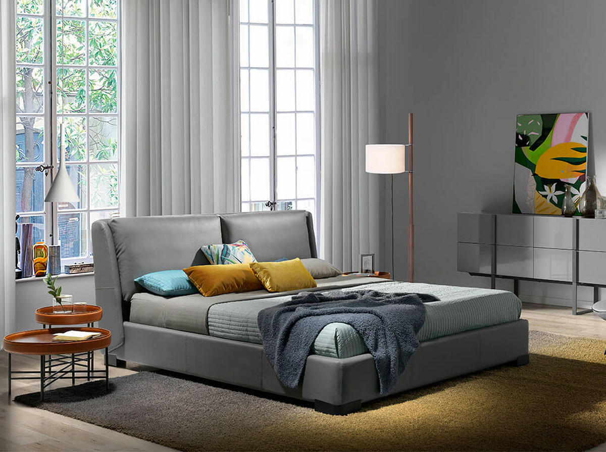 ECKTISCH Runder aus Ökoleder, Nussbaum und schwarzem Stahl Ø42/45 cm - Walnussfarben/Schwarz, Holz/Holzwerkstoff (42/42/45cm) - ANGEL CERDA