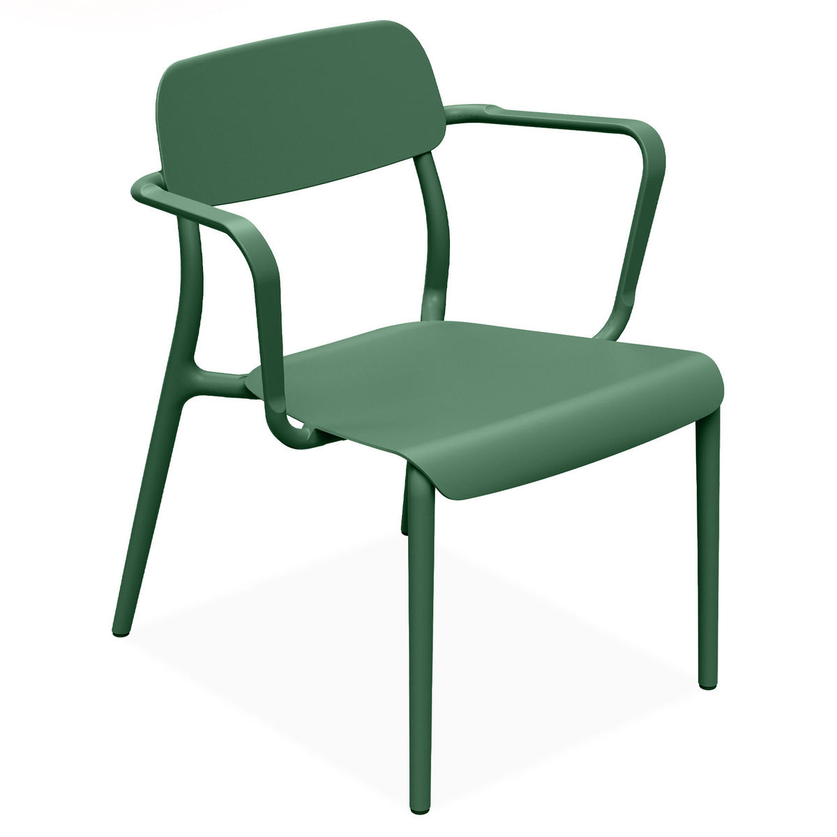 GARTENMÖBEL-SET GALIO, 4-tlg - Grün, Kunststoff - KONSIMO®