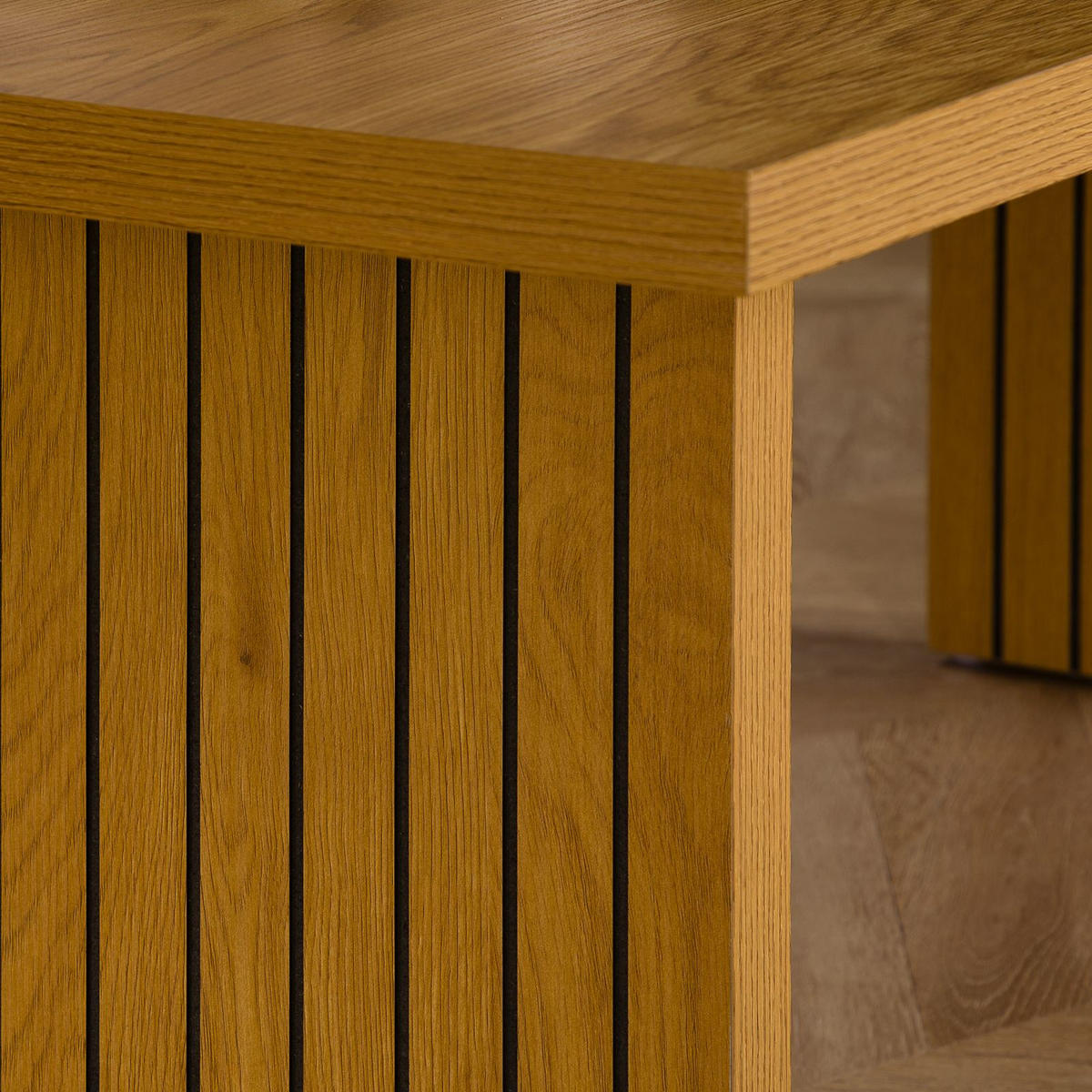 COUCHTISCH RIKA Wildeiche - Wildeiche, Holzwerkstoff (60/120/45cm) - IDIMEX