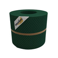 SICHTSCHUTZSTREIFEN PP Premium Gelocht 15 Prozent Streifen Grün 26m - Grün, Kunststoff (2600/19cm) - ZAUN|ZU