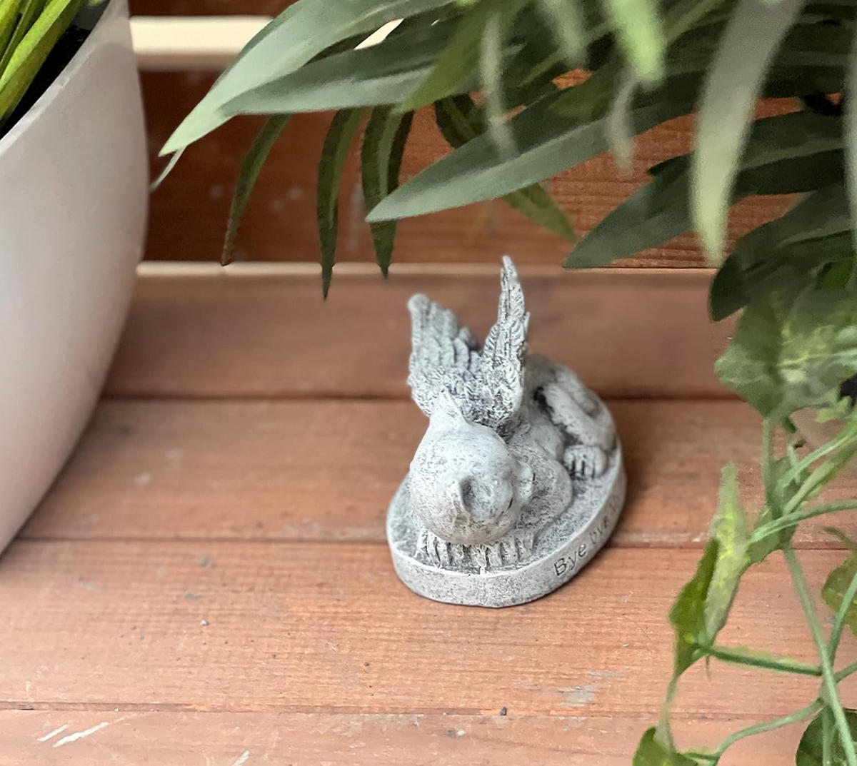 STEINFIGUR Katze frostfest Bye Bye My Friend frostfest massiv Grabstein - Grau, Stein (6/8/7cm) - stoneandstyle