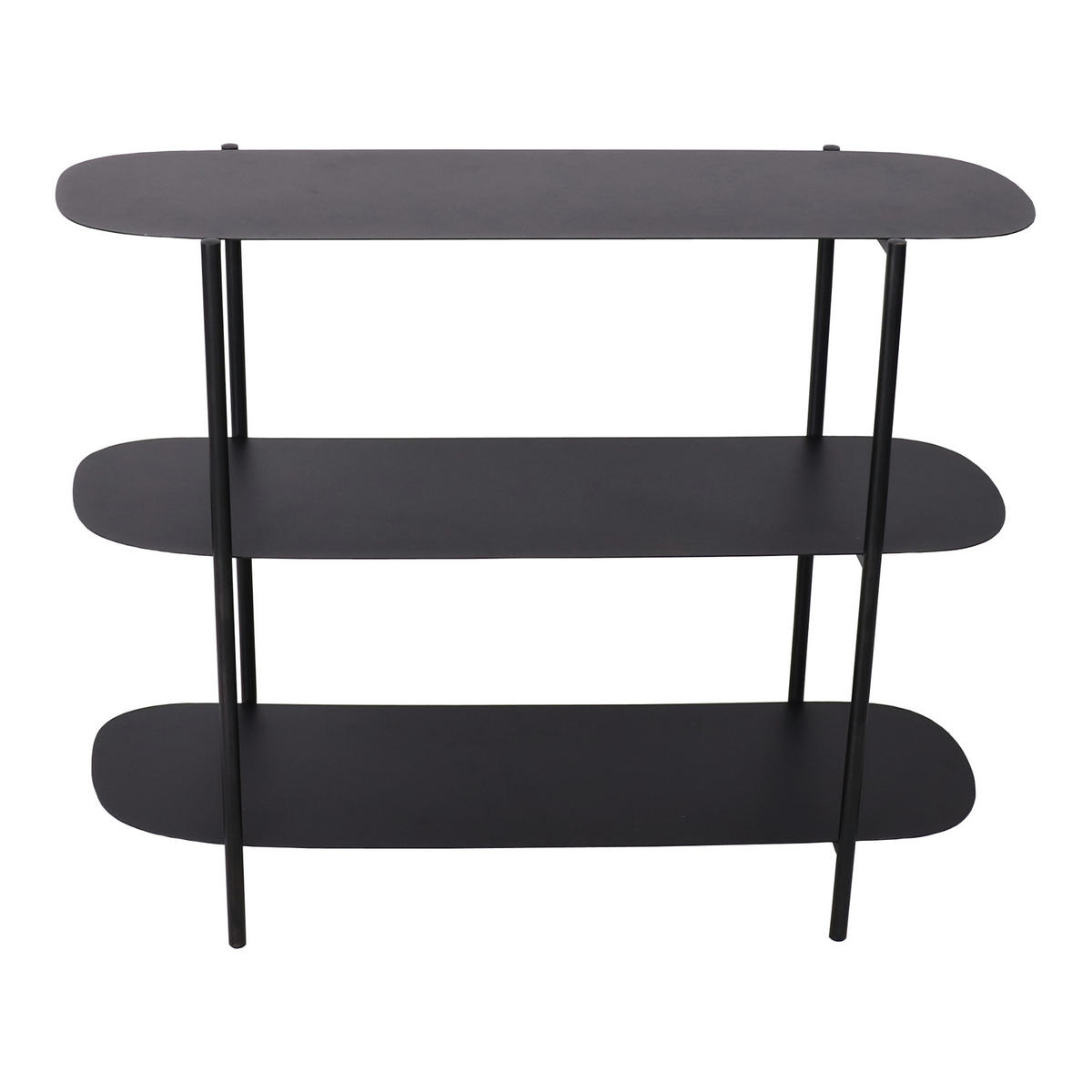 KONSOLENTISCH Enebakk - Schwarz, Metall (32/90/70cm) - [en.casa]