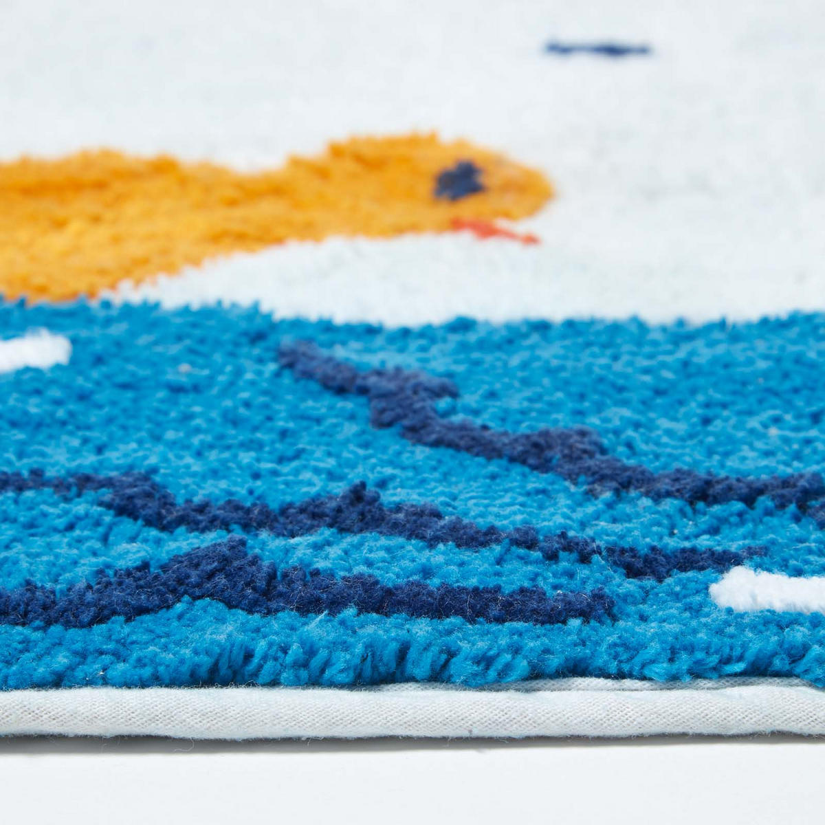 BADLÄUFER Ententeich 50/125 cm, Baumwolle - Multicolor, Textil (50/125cm) - Homescapes