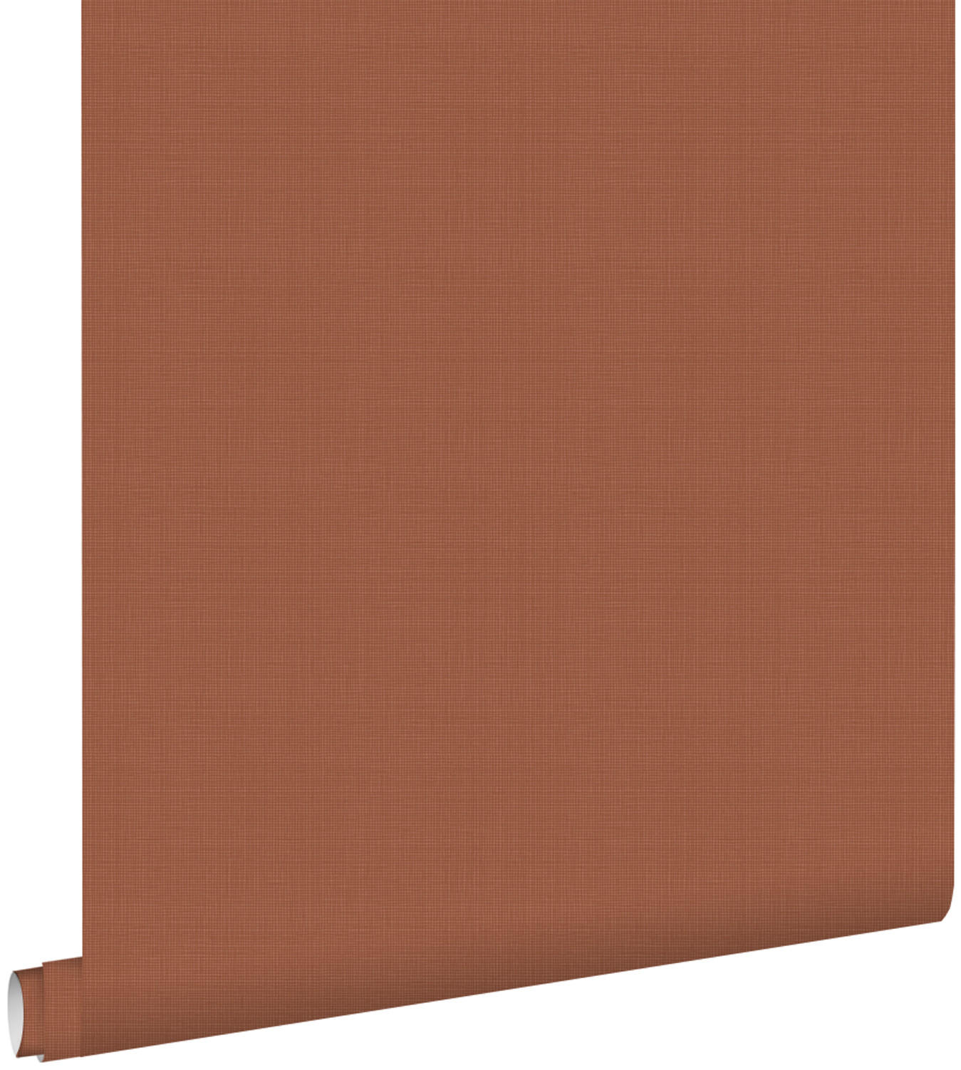TAPETE Leinen-Optik 53 cm x 10.05 m - Terracotta, Papier (53/1000cm) - ESTAhome