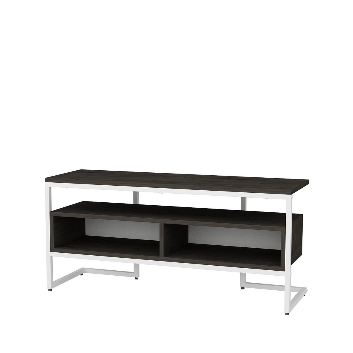 TV Unit Merrion Gold und Saphir Eiche - Dunkelbraun, Holzwerkstoff (111/51/35cm) - Decorotika