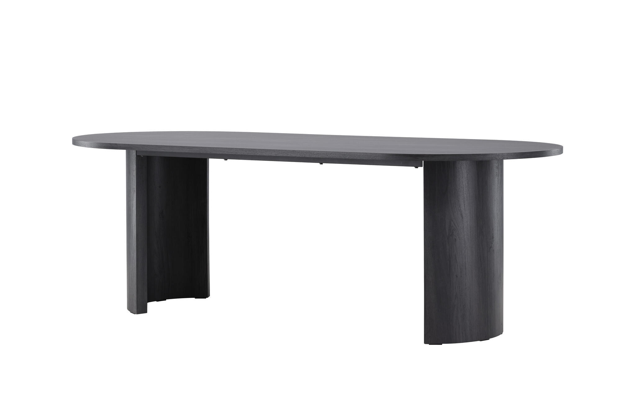 ESSTISCH GRUNDSUND Schwarz 100x200x75 cm - Schwarz, Holzwerkstoff (200/100/75cm) - FURNLUX