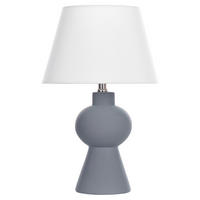 TISCHLAMPE Fabilos 30/30/48 cm - Grau, Keramik (30/30/48cm) - Beliani