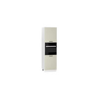 MIKROWELLENUMBAUSCHRANK D60PK/2133 PL - Arvion - Elegante Geräte-Integration - Beige, Holz/Metall (60/213.3/56cm) - ROYAL24_MARKT