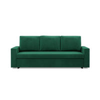 SOFA 3-SITZER MIT SCHLAFFUNKTION NEO, Dunkelgrün - Dunkelgrün, Textil (220/85/92cm) - Mebligo