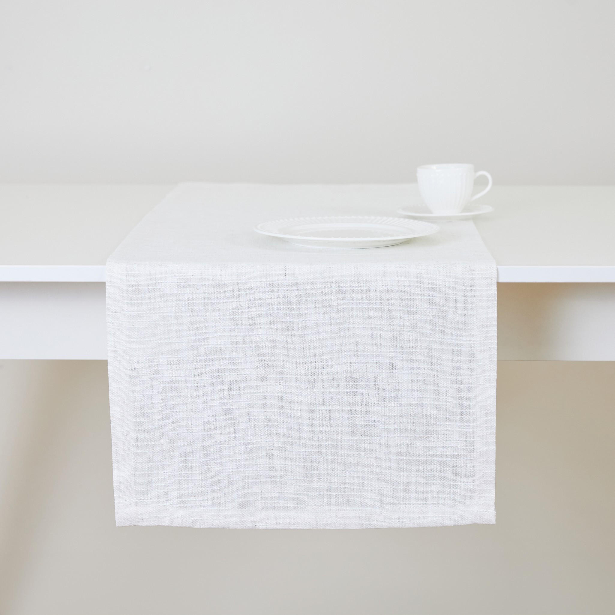 TISCHLÄUFER Clifden - Ecru, Textil (180/40/1cm) - home&you