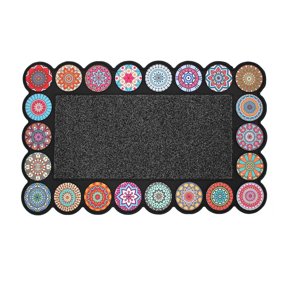FUSSMATTE 45/75 cm Mehrfarben - Multicolor, Kunststoff (45/75cm) - Douceur d´intérieur