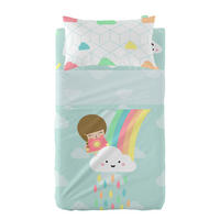 BETTWÄSCHE 2er-Set teiliges rainbow 120x180 cm (kinderbett) mehrfarbig - Multicolor, Textil (120/180cm) - Happy Friday