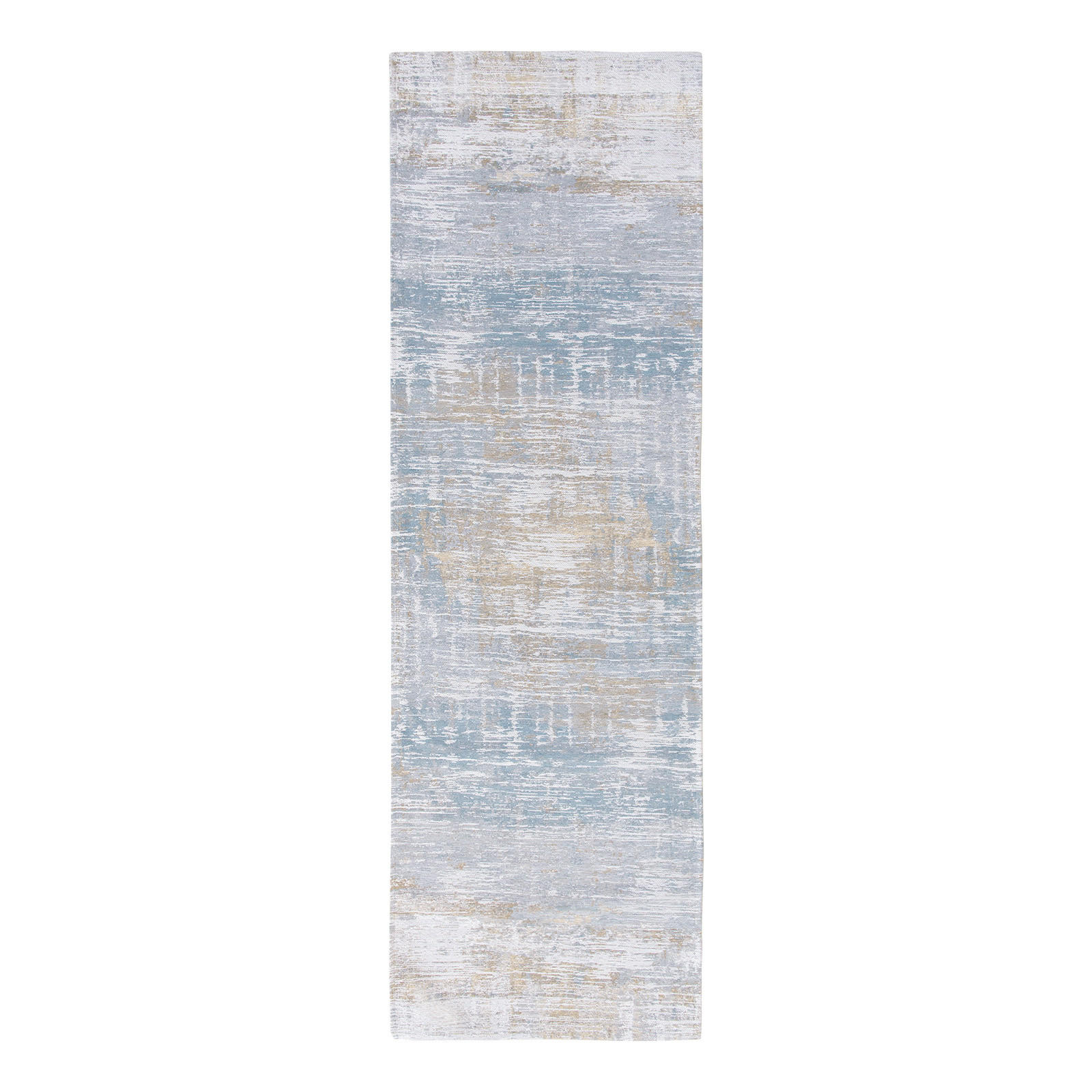 TEPPICH Long Island Blu Atlantic 80/250 cm - Blau, Textil (80/250cm) - Louis De Poortere