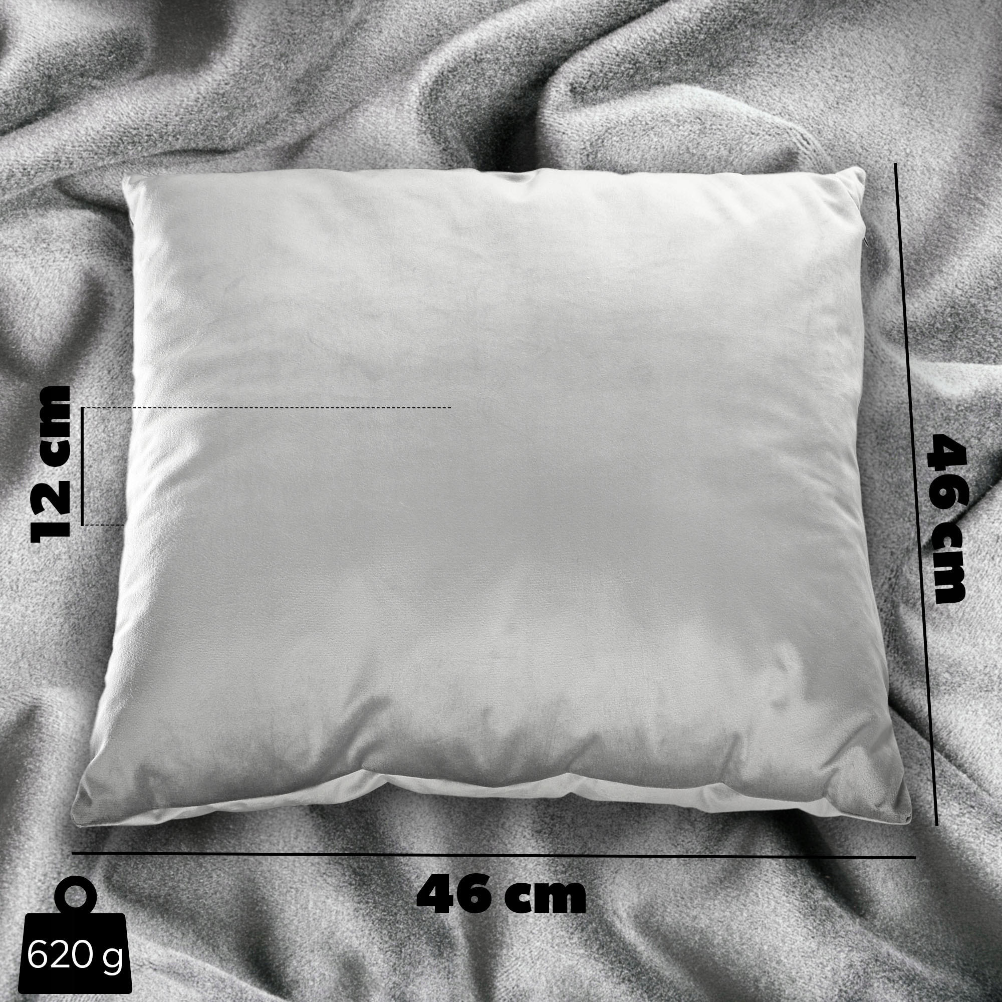 DEKOKISSEN, Grau - Grau, Textil (46/46cm) - KADAX