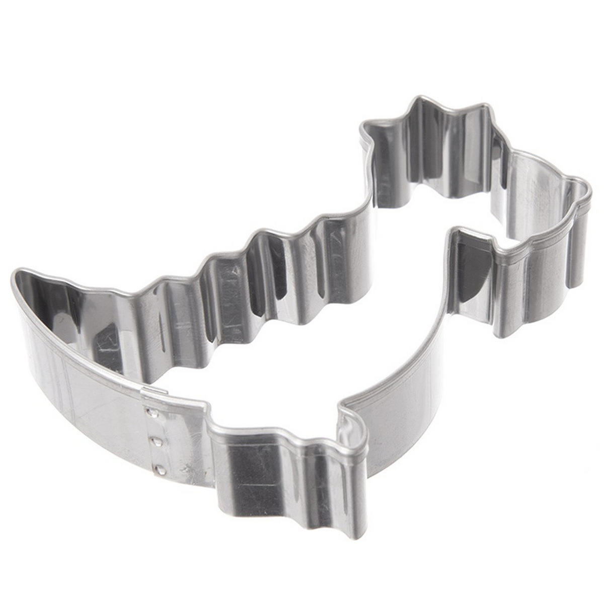 AUSSTECHFORM Dinosaurier 6,5 cm Silber - Silberfarben, Metall (4.3/1.5/7cm) - Orion 