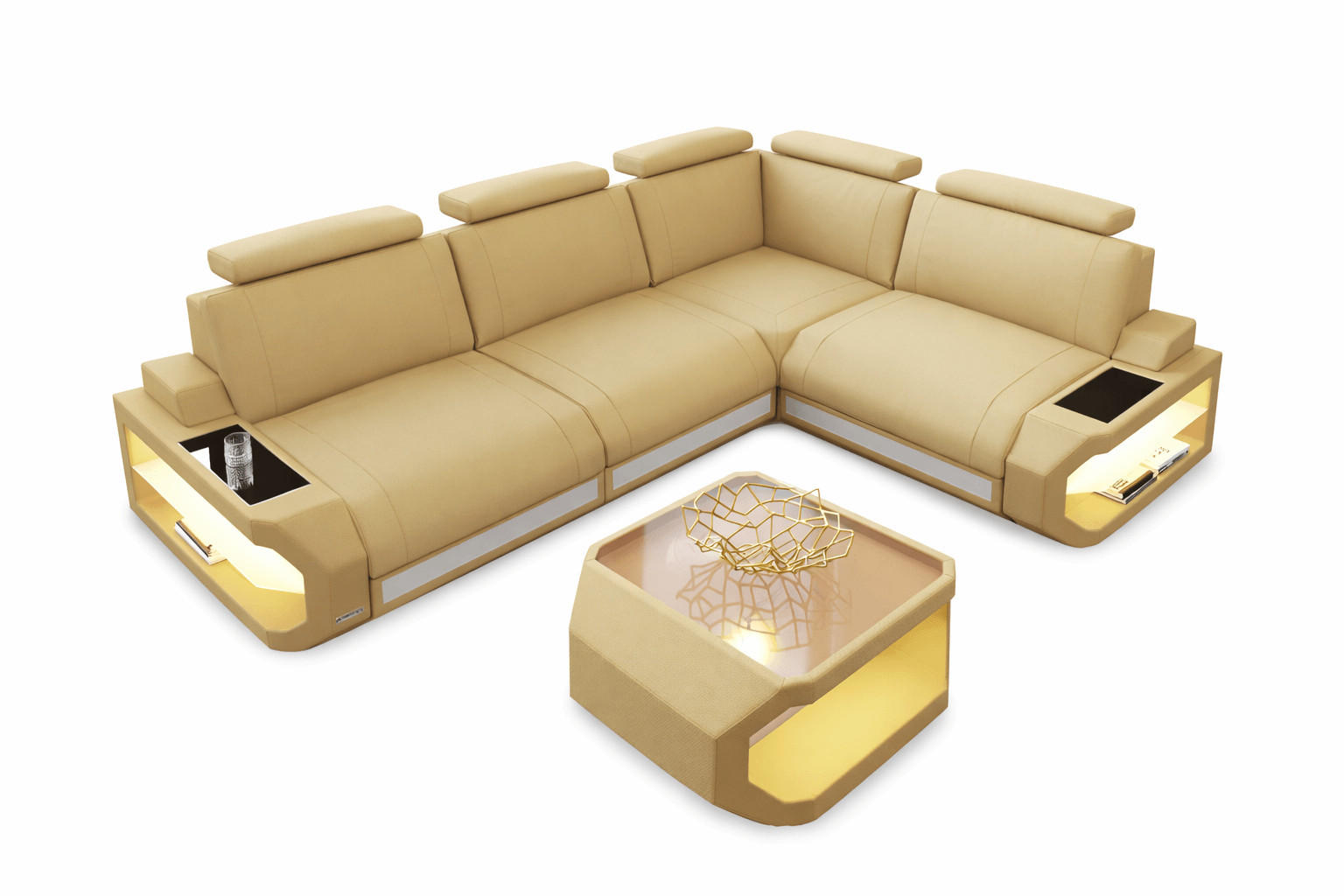 XXXLutz Ecksofa Beige 272x272 cm