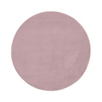 TEPPICH Hellviolett 160 cm Vantira - Violett, Kunststoff (160/160cm) - Beliani