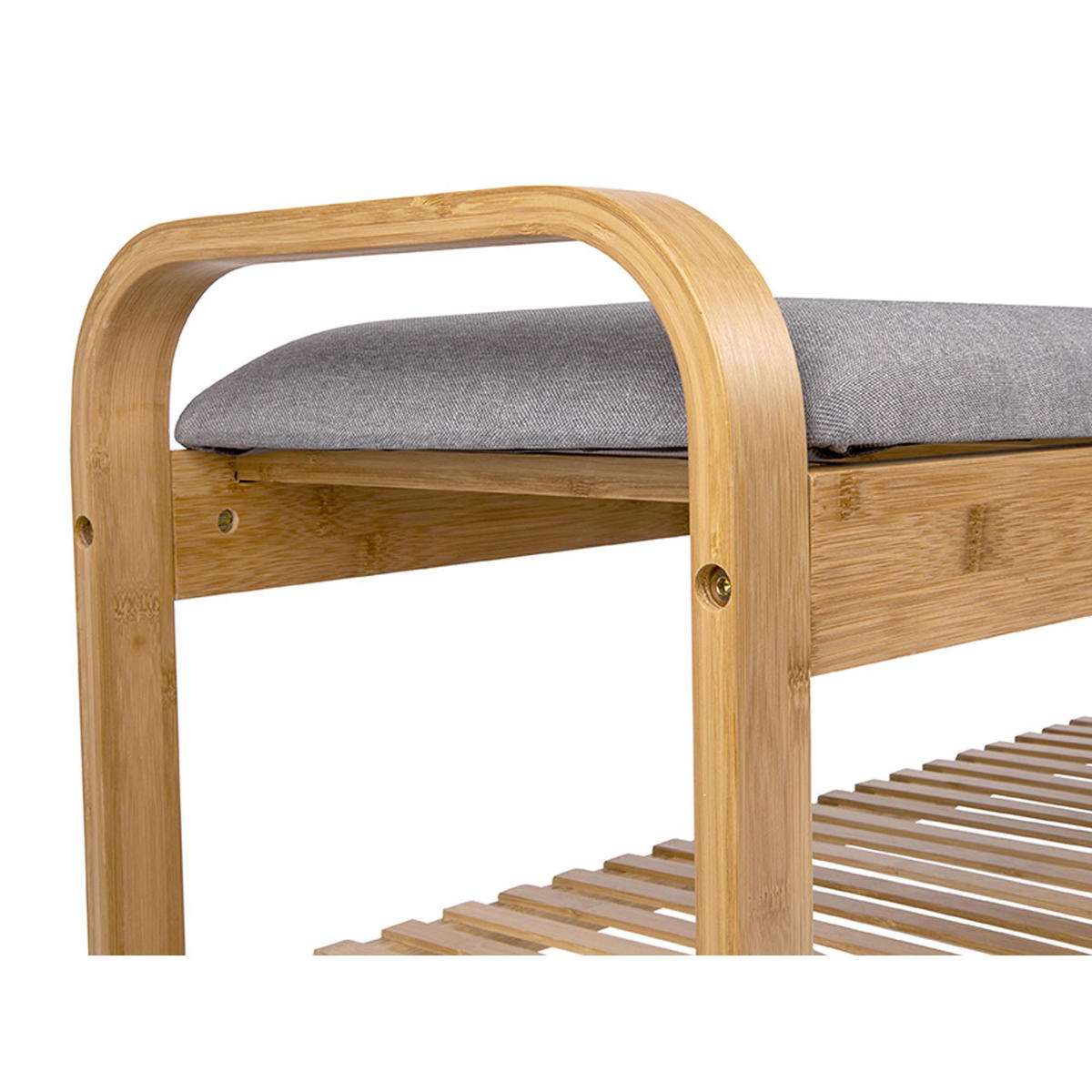 BANK Arch Grau 33/90/50 cm - Grau, Holz (90/50/33cm) - Leitmotiv