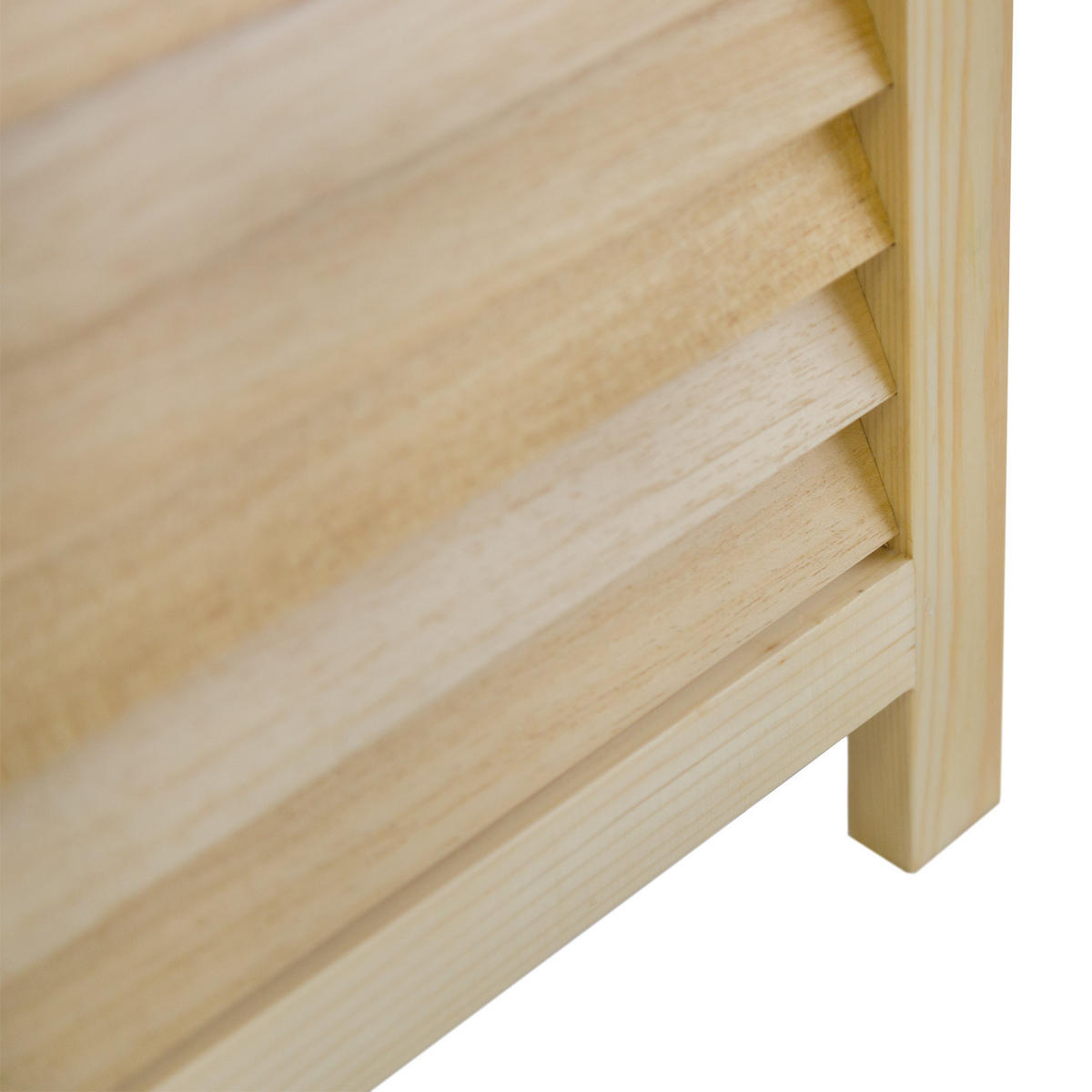 PARAVENT 3-tlg. 120/170 cm Braun Holzlamellen - Braun, Holz (120/170/2cm) - Homestyle4u