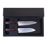 MESSERSET Silber 30.2/4.8/30.2 cm 1106162BBOMC - Silberfarben, Holz - Masahiro 