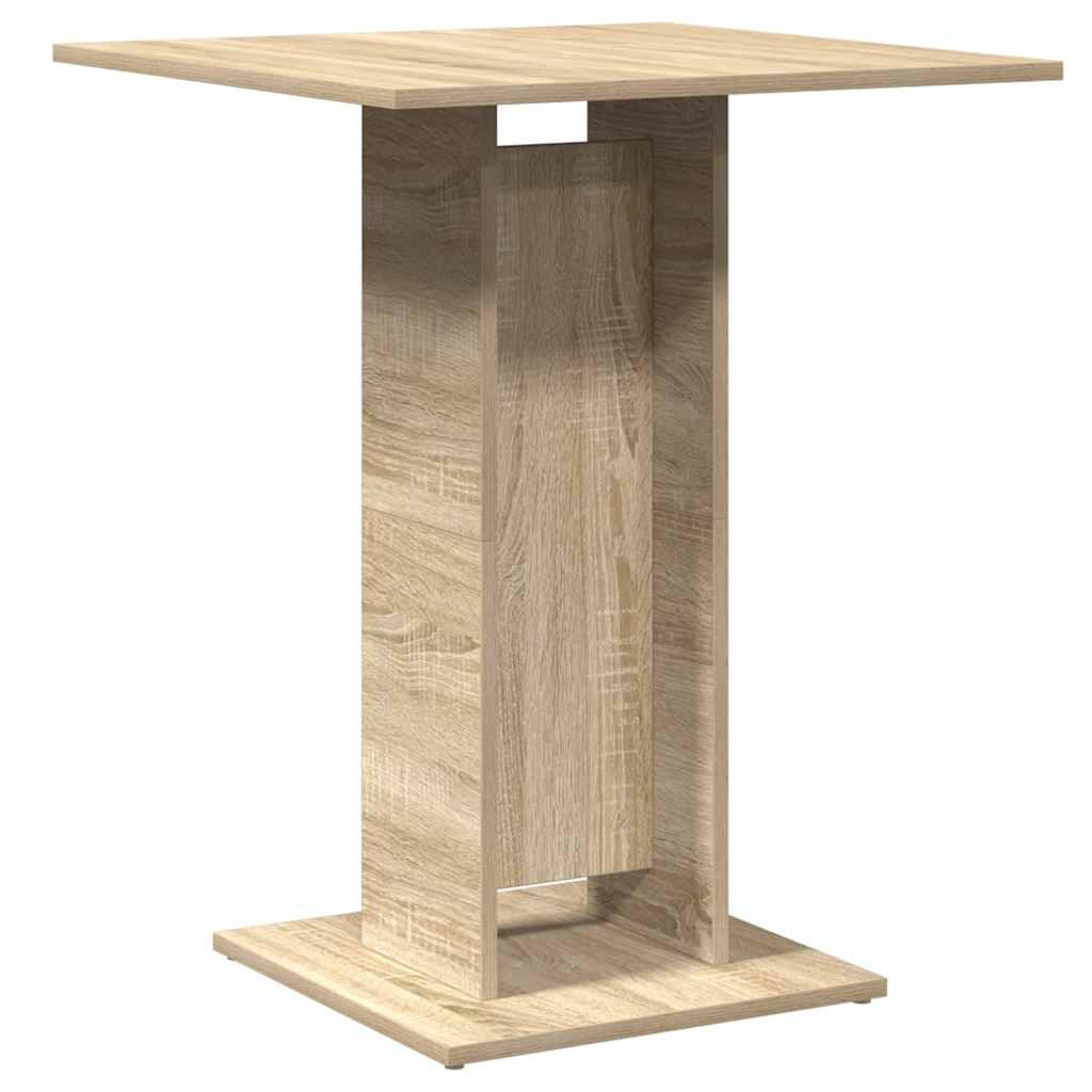 BISTROTISCH Moderner 60/60/75 cm aus Holzwerkstoff Sonoma-Eiche - Sonoma Eiche, Holz (60/60/75cm) - vidaXL