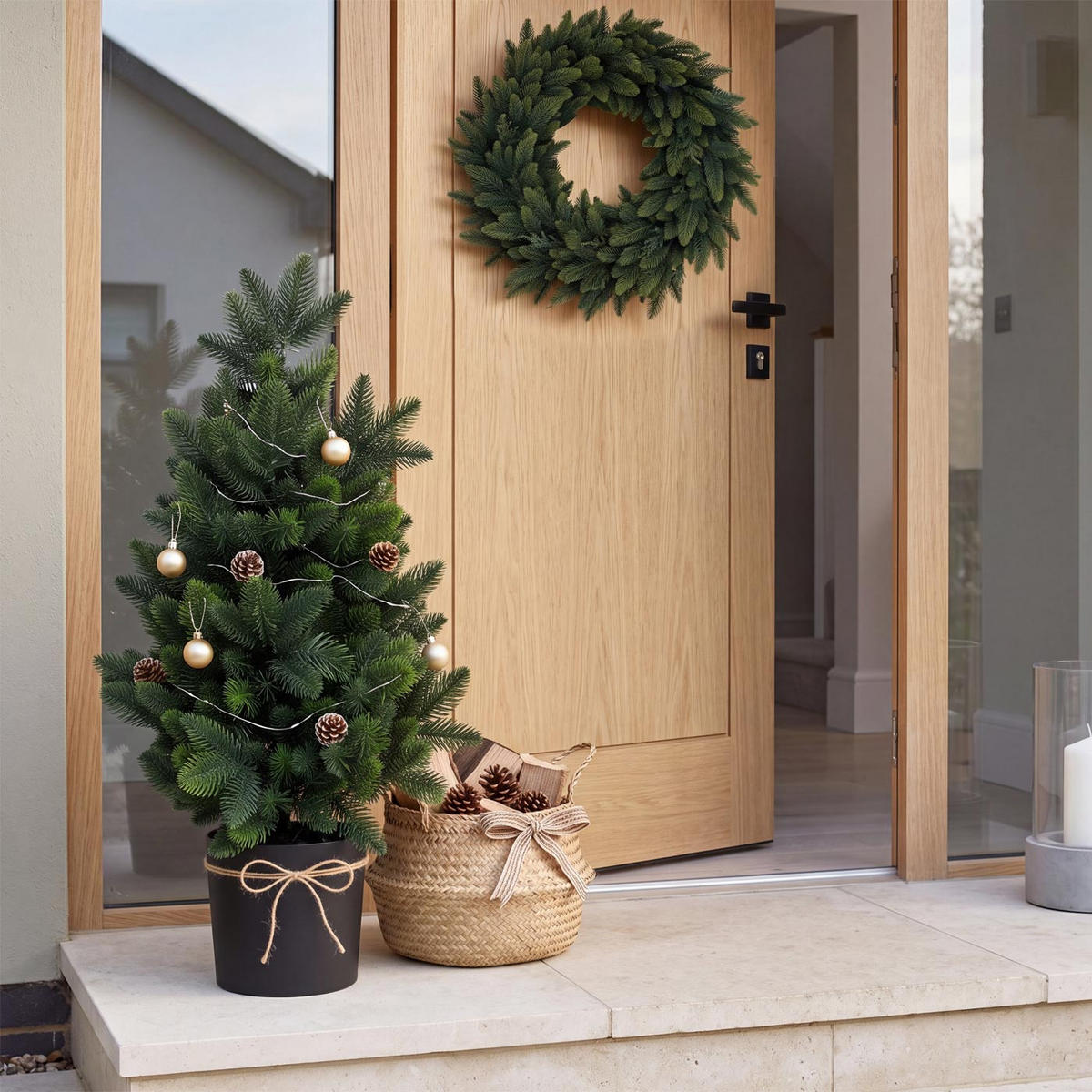 WEIHNACHTSBAUM Grün - Grün, Kunststoff (55cm) - MCW