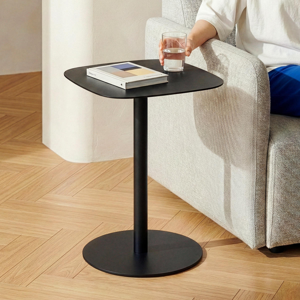 Schwarz, Metall (40/40/50cm) - [en.casa]