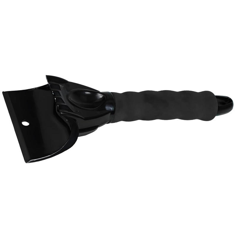 SCHAUFEL – zum Abkratzen von Eis und Schnee – schwarz – 1 Stück - Schwarz, Kunststoff (26/9.5/1cm) - DCA
