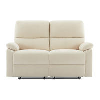 RELAXSOFA - 2 Personen - stoff - beige Lunano - Beige, Kunststoff/Textil (154/102/89cm) - Vente-Unique