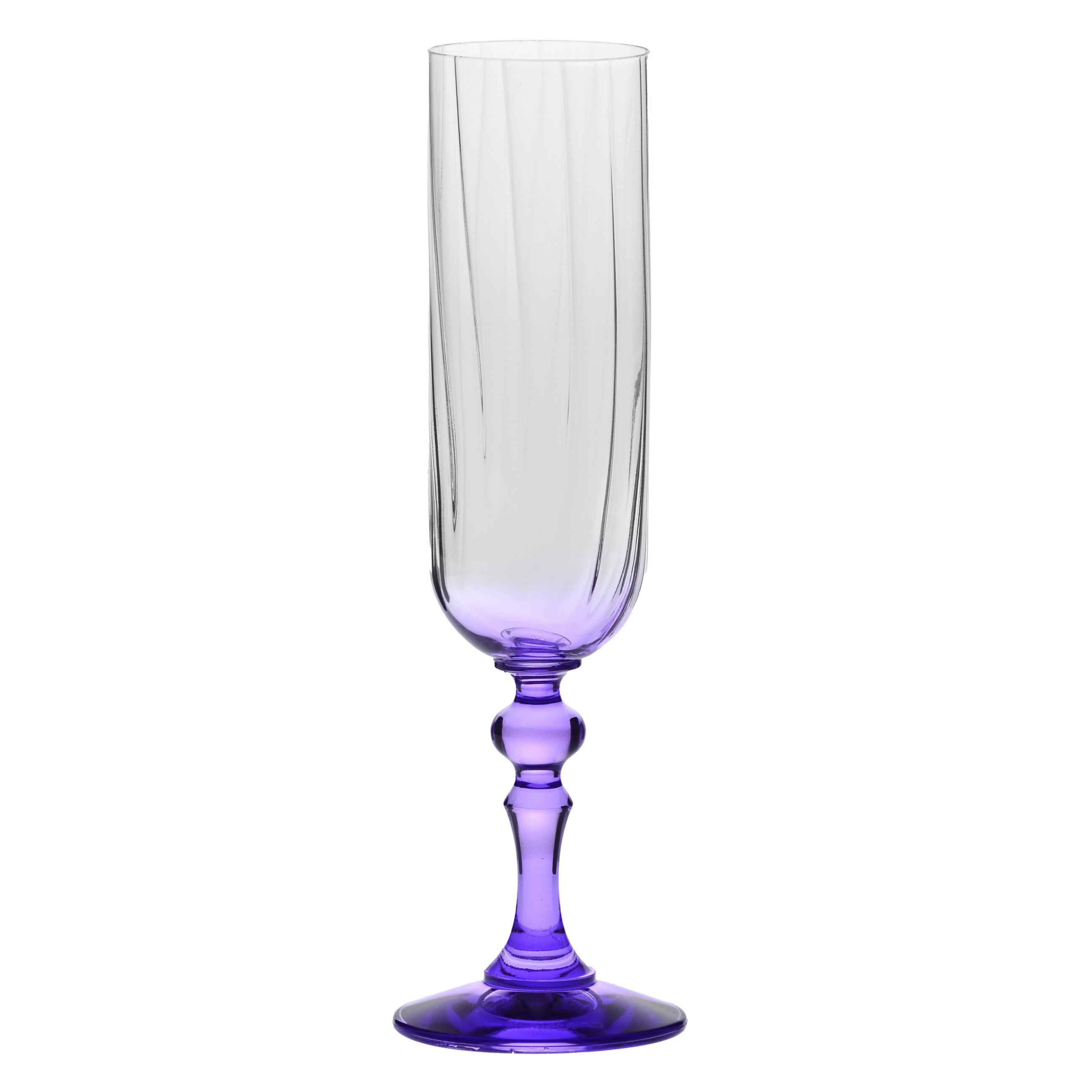 SEKTGLÄSER, 2er-Set, 200 ml - Violett, Glas (0.2L) - Krosno Glass