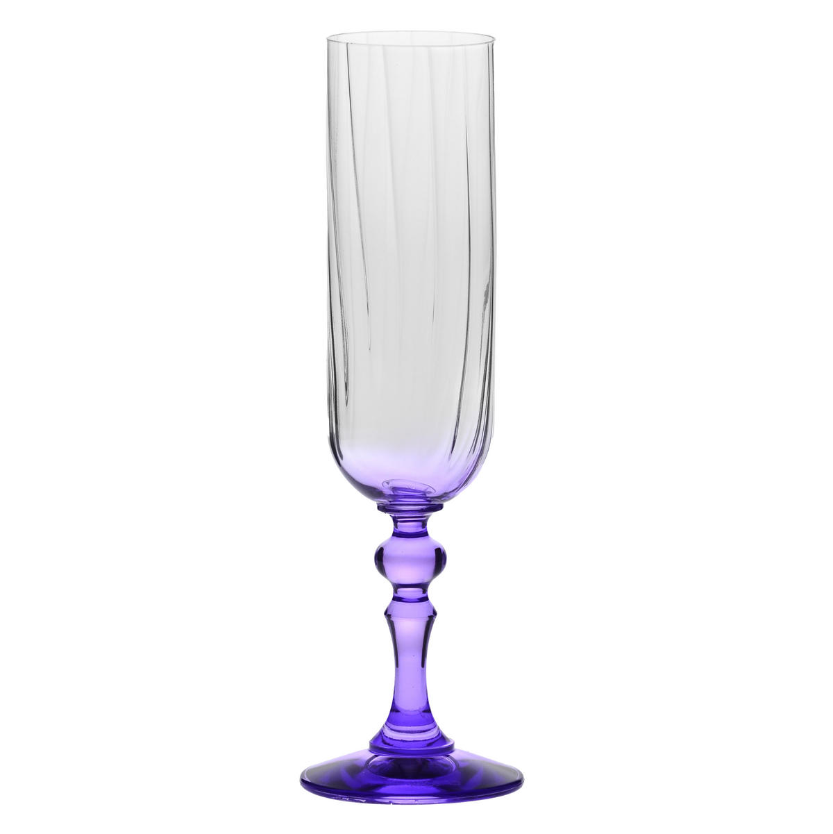 SEKTGLÄSER, 2er-Set, 200 ml - Violett, Glas (0.2L) - Krosno Glass