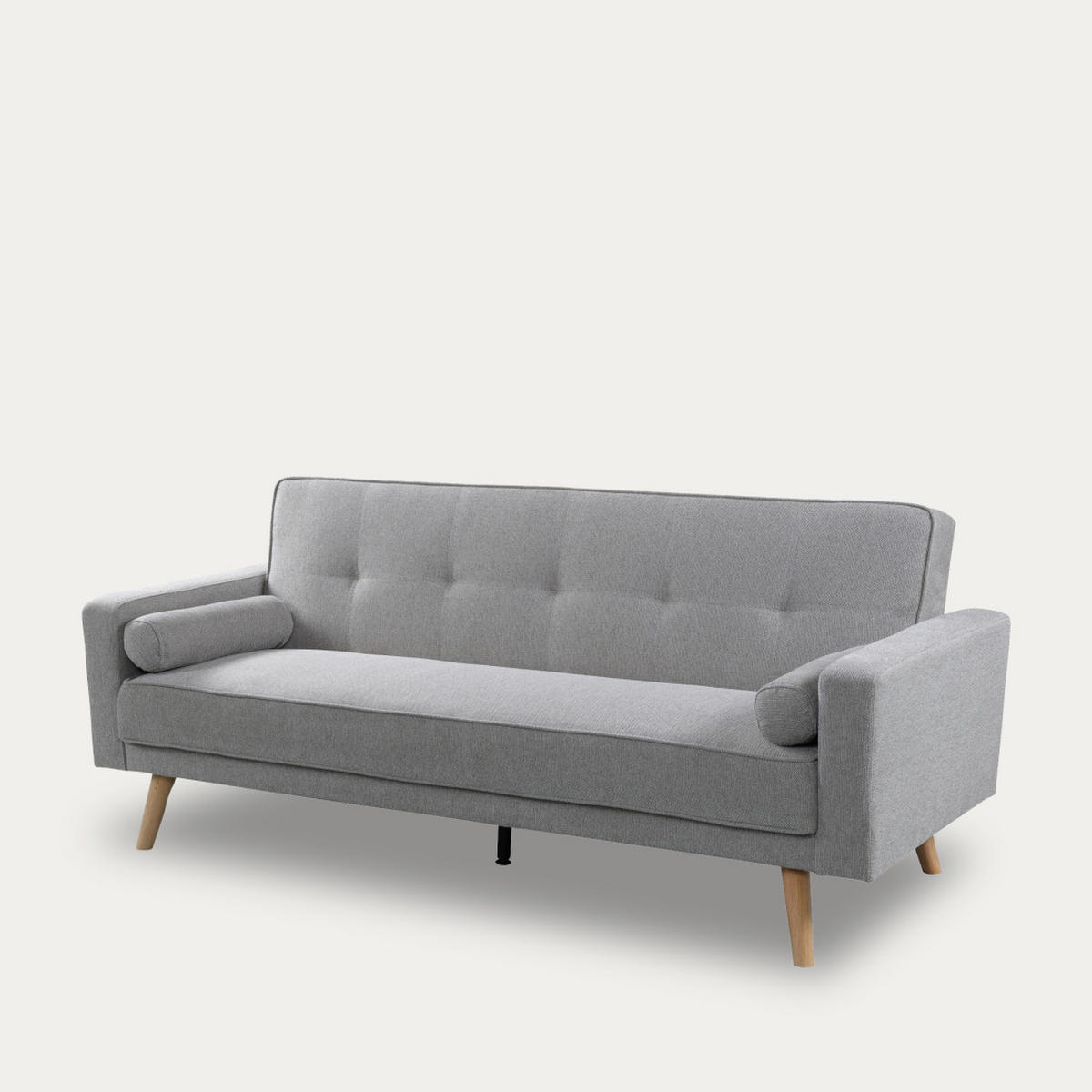 SCHLAFSOFA Dallas Grau 205 cm x 85.5 cm - Grau, Textil (205/85/81cm) - Kenay Home