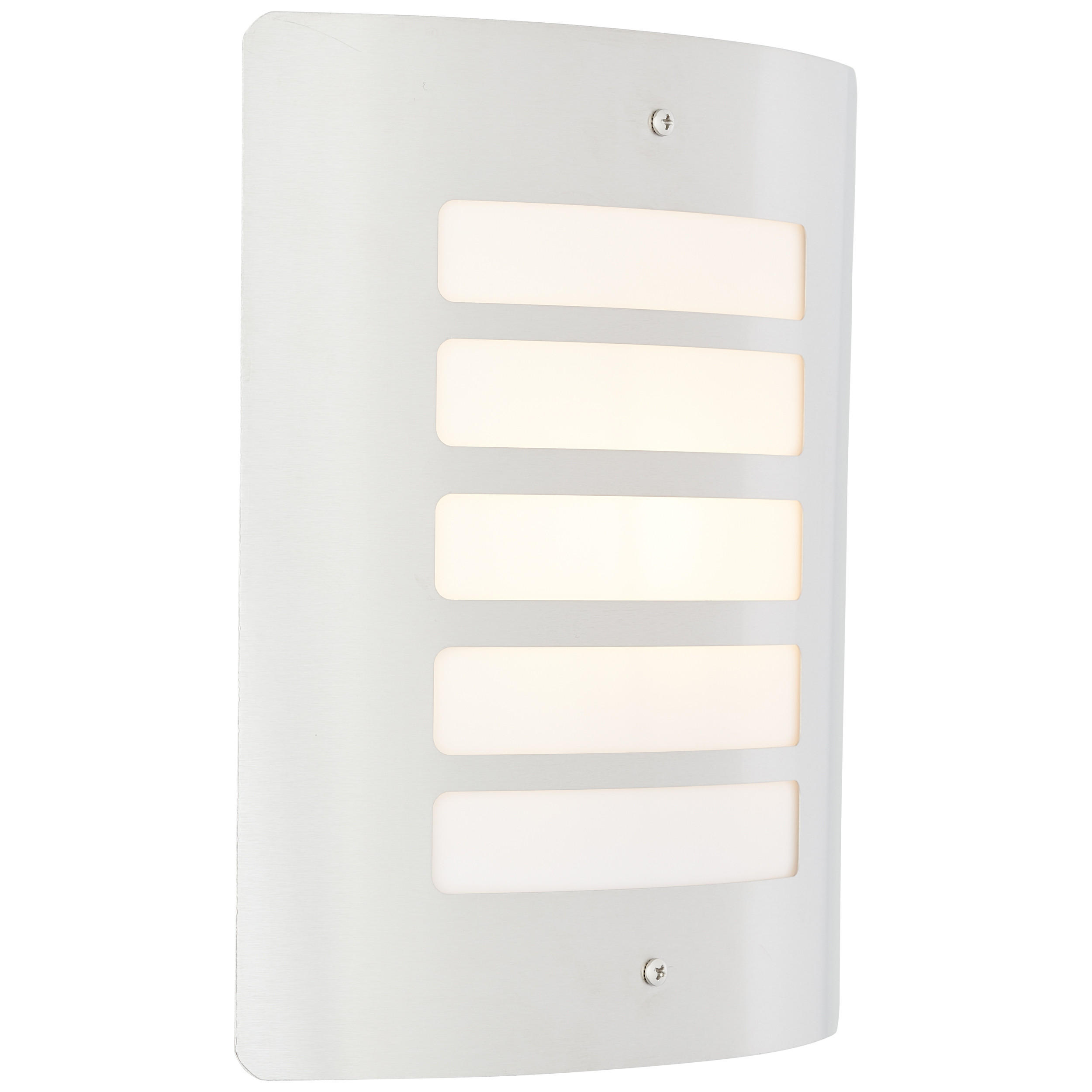 AUSSENWANDLEUCHTE Todd Edelstahlfarben 9/23/29 cm - Edelstahlfarben, Metall (23/29/9cm) - Brilliant