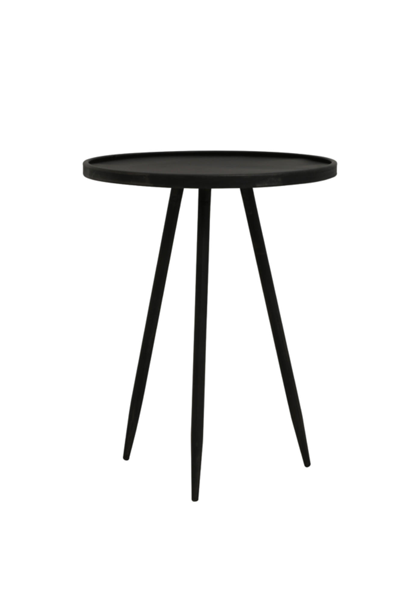 BEISTELLTISCH Envira Grau Ø39,5/50,5 cm - Grau, Metall (39.5/39.5/50.5cm) - Light & Living