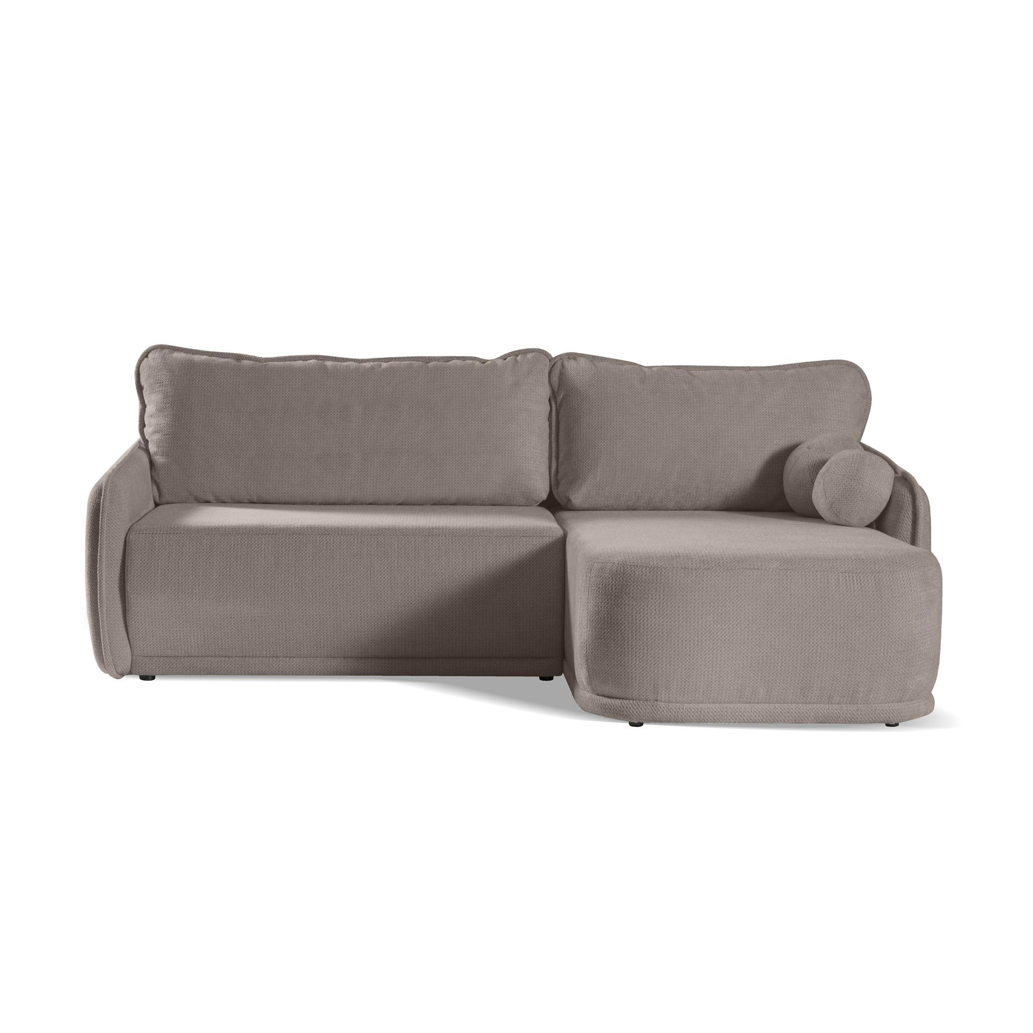 ECKSOFA Cloud Beige, mit Schlaffunktion - Beige, Textil (240/167cm) - Bettso