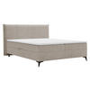 BOXBETT Eco - Hellbraun/Schwarz, Holz/Holzwerkstoff (140/200cm) - MIRJAN24