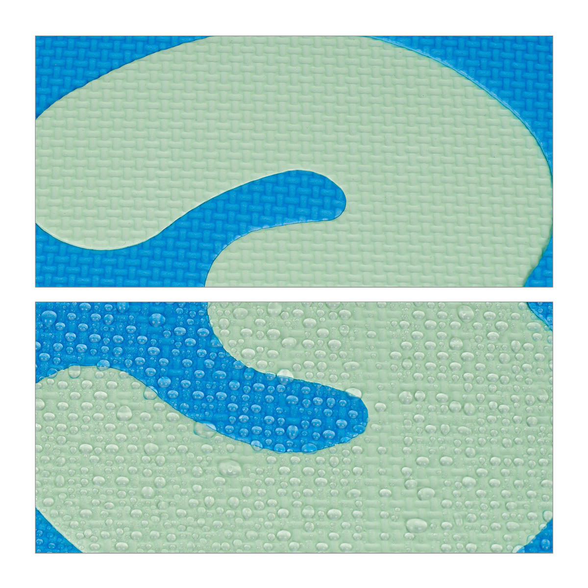 34-TLG.PUZZLEMATTE - Multicolor, Textil (30/30cm) - Relaxdays