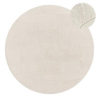 HOCHFLORTEPPICH 160/160 cm Tokio 472 - Creme, Textil (160/160cm) - Paco Home