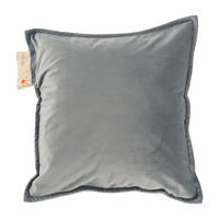 HEIZKISSEN Plush 45x45cm Black Coral - Grau, Textil (45/45cm) - Pleafs