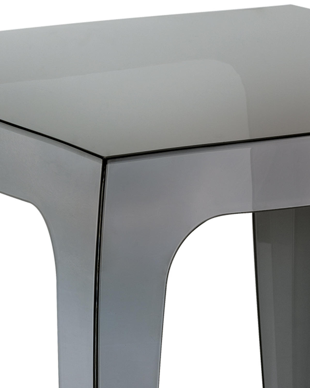 GARTENTISCH eckig 51/51/43 cm Kunststoff schwarz - Schwarz, Kunststoff (51/51/43cm) - CLP