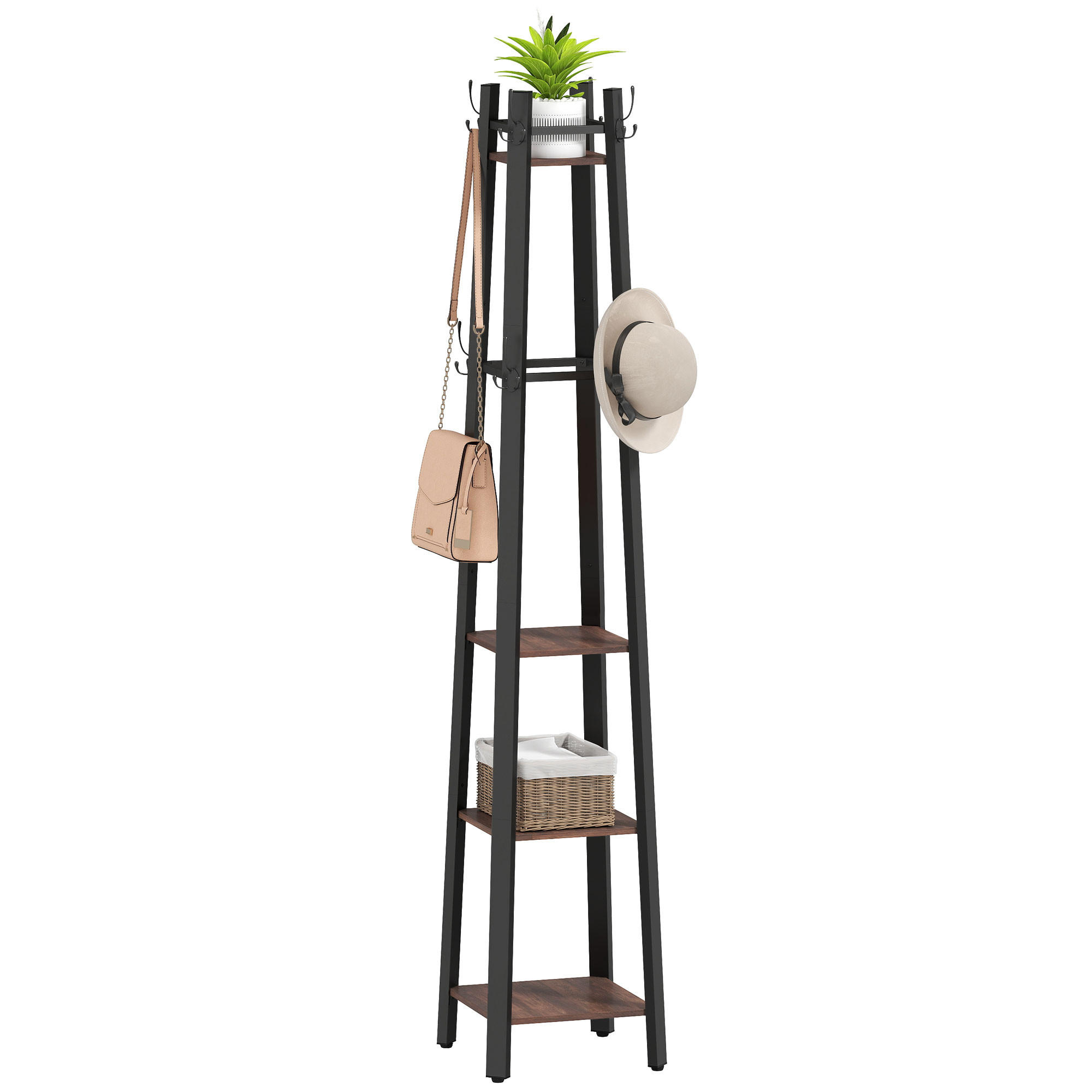 GiPP Garderobenständer Braun 34.8x179x34.8 cm