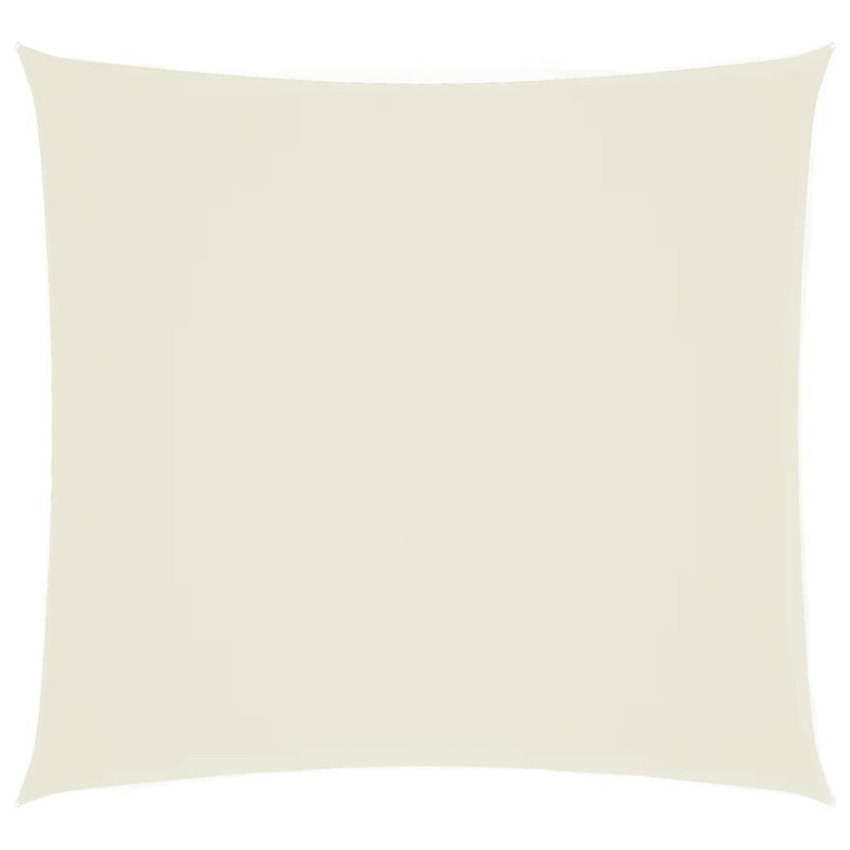 SONNENSEGEL Oxford-Gewebe Quadratisch 7x7 m Creme - Creme, Textil (700/700cm) - furnicato