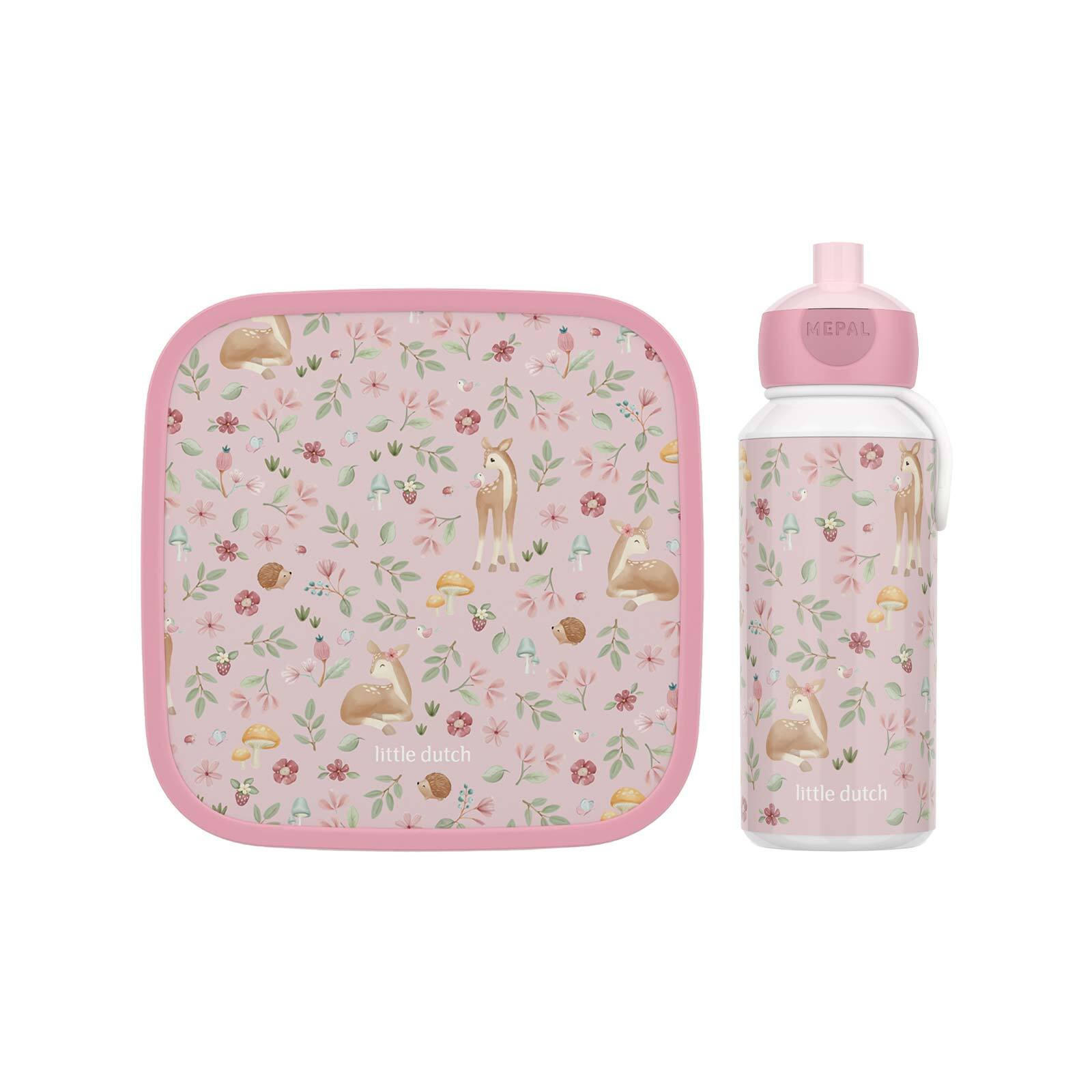 LUNCHSET XL Campus (2025) Fairy Garden - Pink/Rosa, Kunststoff (1/1/1cm) - Mepal