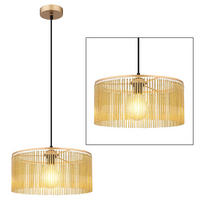 LED HÄNGELEUCHTE Leeds Gold - Goldfarben, Metall (35/35/135cm) - Nowa